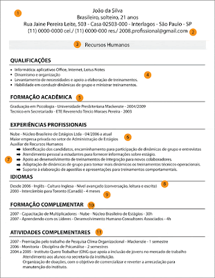 formato de curriculum vitae. formato curriculum vitae.