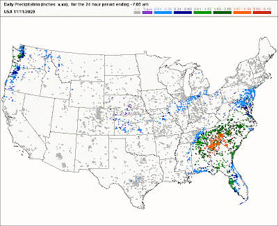 Community Collaborative Rain, Hail & Snow Network: November 2009