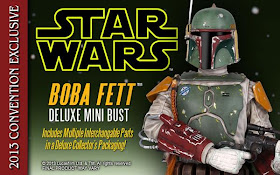 San Diego Comic-Con 2013 Exclusive Boba Fett Deluxe Mini Bust by Gentle Giant
