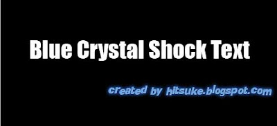 Blue Crystal Shock Text