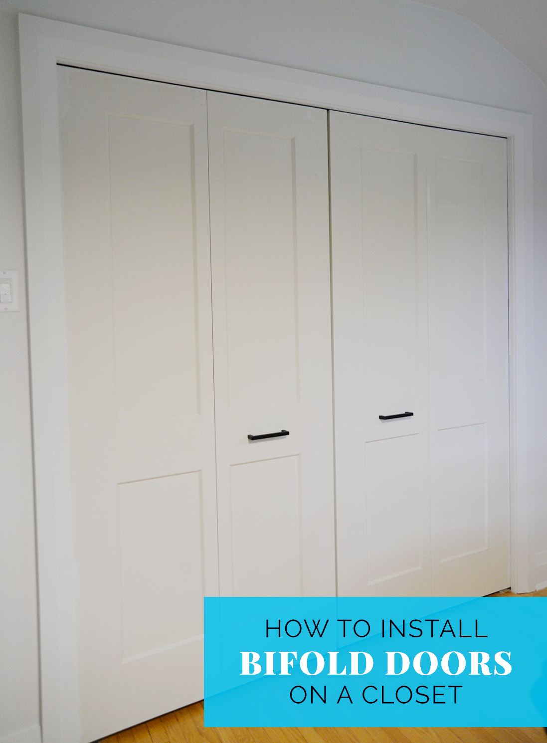 Installing A Bifold Closet Door And Bifold Door Knob Placement Rambling Renovators