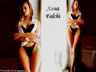 Finnish-born Italian model and film actress Anna Falchi