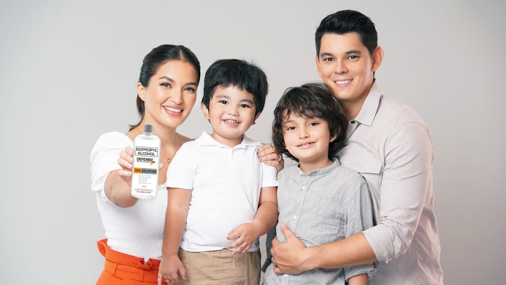 DEFENSIL 70% Isopropyl Alcohol Welcomes Richard Gutierrez, Sarah Lahbati, and Family as Brand Ambassadors 