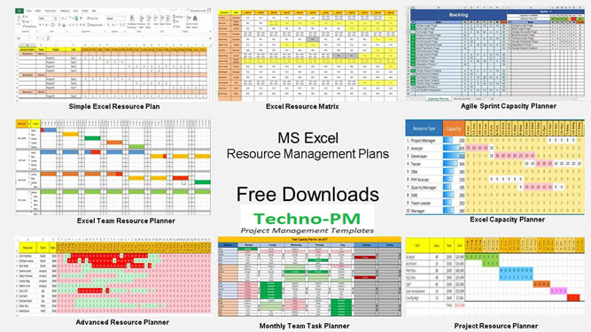 7 Resource Management Templates Free Team Resource Utilization Template Project Management Templates