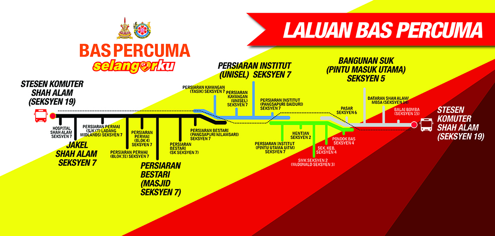 Bas Percuma Selangorku Free Bus Services: Bus Routes ...