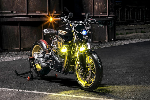 Triumph T100 By Mandrill Garage Hell Kustom