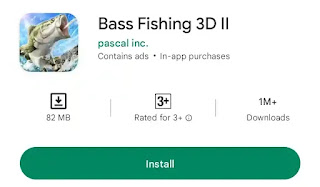 لعبة صيد السمك Bass Fishing 3D II