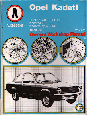 Sold - Opel Kadett C series Autobooks Workshop Manual - £7.50 | Classic
