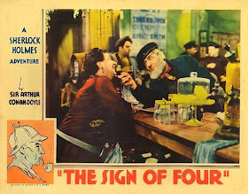 Sherlock Holmes: The Sign of Four 1932 Vintage Film Poster