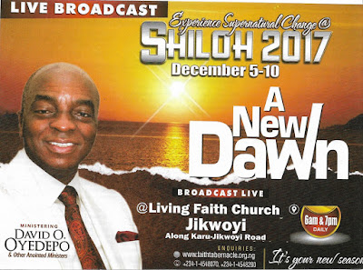 Shiloh 2017 - A New Dawn - Watch Shiloh Live at Jikwoyi Abuja 