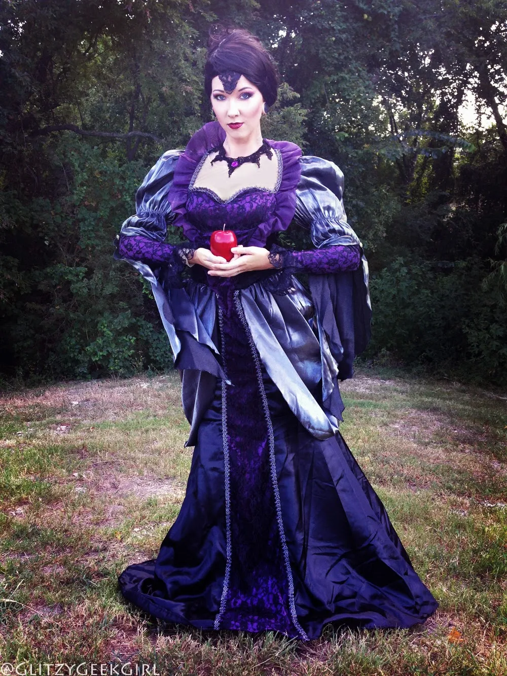 OMGLITZY Once Upon A Time Cosplay Evil Queen Regina Costume
