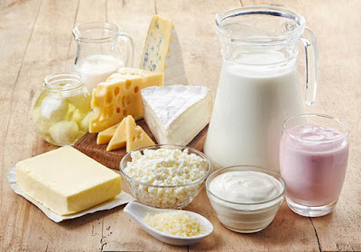 Dairy is rich in vitamin A and the mineral zinc good for eyes