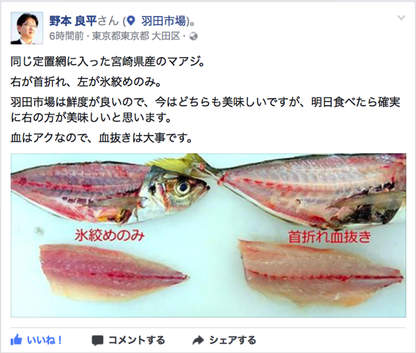 ちゃらんぽらんな新米漁師のブログ 血抜き 魚を美味しく食べてもらうための漁師の一手間 追記あり