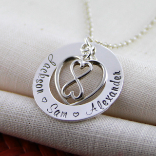 Infinity Heart Necklace Picture