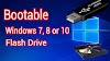 How to make a bootable flashdisk to install Windows 7, 8 and 10