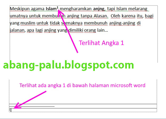 Contoh Footnote Di Word - Contoh Su