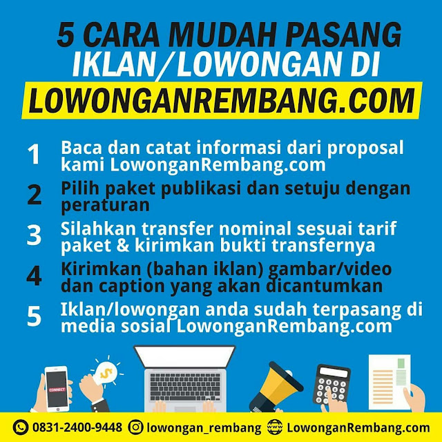 cara iklan - lowongan rembang