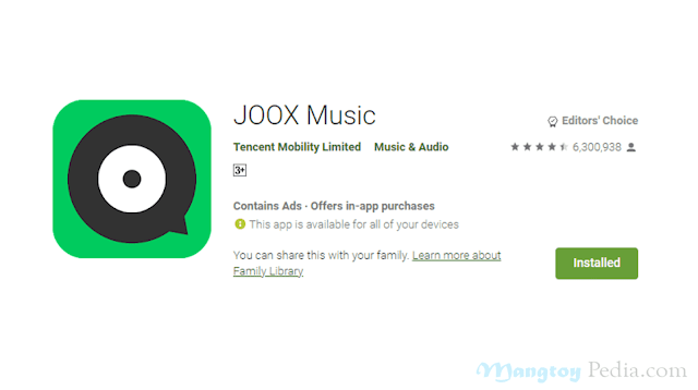 Aplikasi Streaming Musik Joox