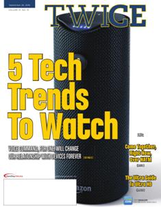 TWICE This Week In Consumer Electronics 2016-15 - September 26, 2016 | ISSN 0892-7278 | TRUE PDF | Quindicinale | Professionisti | Consumatori | Distribuzione | Elettronica | Tecnologia
TWICE is the leading brand serving the B2B needs of those in the technology and consumer electronics industries. Anchored to a 20+ times a year publication, the brand covers consumer technology through a suite of digital offerings, events and custom content including native advertising, white papers, video and webinars. Leading companies and its leaders turn to TWICE for perspective and analysis in the ever changing and fast paced environment of consumer technology. With its partner at CTA (the Consumer Technology Association), TWICE produces the Official CES Daily.