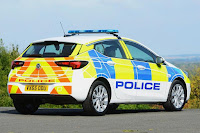Vauxhall Astra Police Car (2016) Rear Side