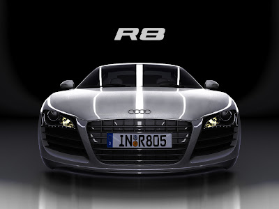 Audi R8 Wallpaper Black