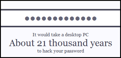 How strong is your Password ?