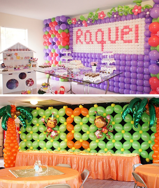 Balloon Wall Party Backdrop