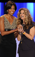 Michelle Obama and Maria Shriver at the Maria Shriver Women's Conference 2010