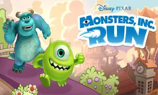 Screenshots of the Monsters Inc Run for Android tablet, phone.