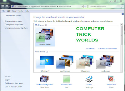 Hidden Themes In Windows 7