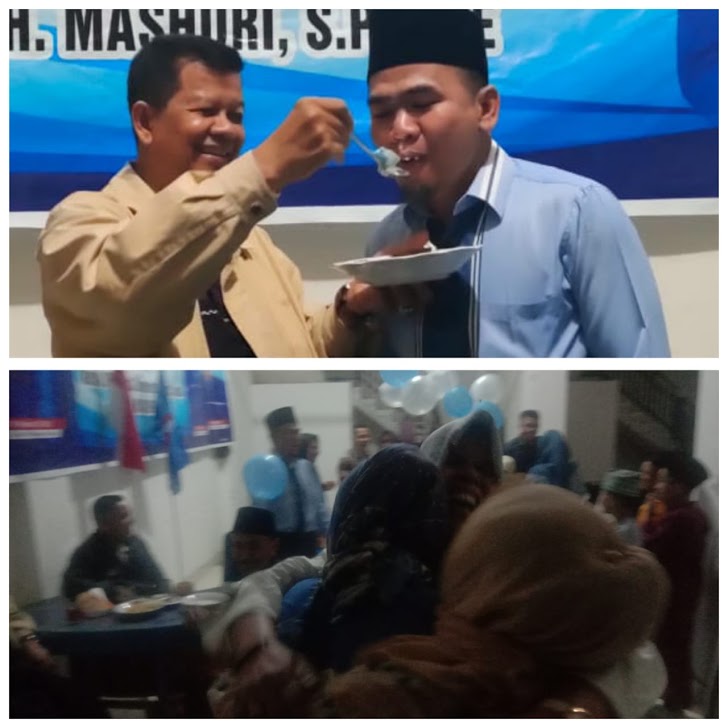 Kejutan dihari ulang tahun Ketua DPC Partai Demokrat Kota Sungai Penuh