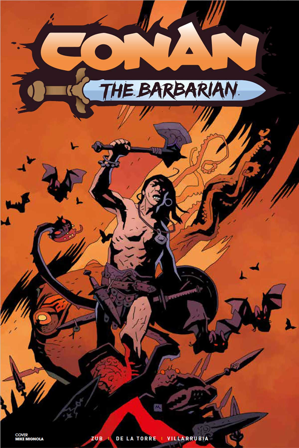 Conan the Barbarian #1 - Mike Mignola Variant Cover