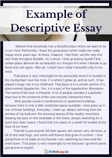 Descriptive Essay Examples