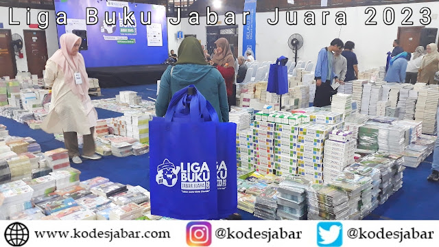 Liga Buku Jabar Juara 2023, Pameran Buku Terbesar dan Terlengkap di Jawa Barat