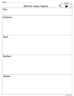 FREE Nonfiction Graphic Organizer