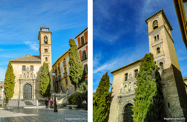 Igreja de Santa Ana, na Carrera del Darro, em Granada