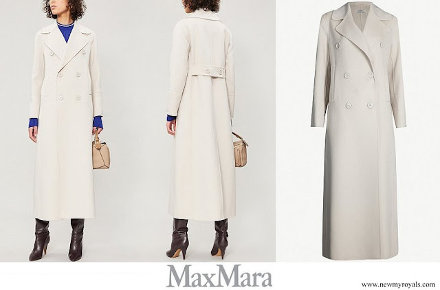 Countess of Wessex wore MAX MARA Custodi double-breasted brushed wool coat