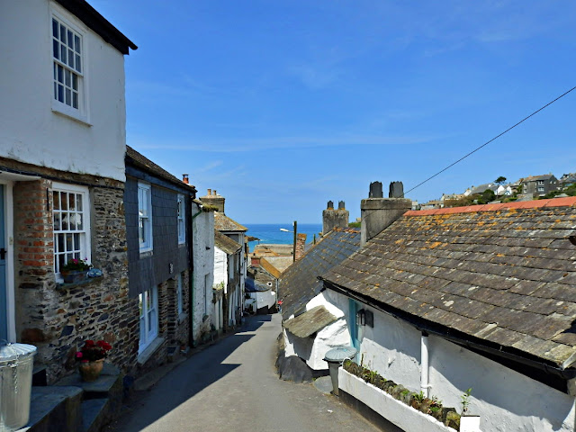 Narrow roads at Port Isaac, Cornwall