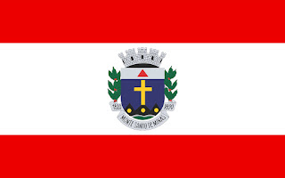 Bandeira de Monte Santo de Minas - MG
