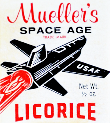 Mueller's Space Age Licorice Cigarettes