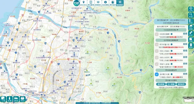 158空間資訊網(不動產樂活網)介面-EricZhang