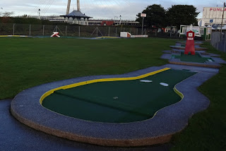 Mini Golf course in Southport's King's Gardens