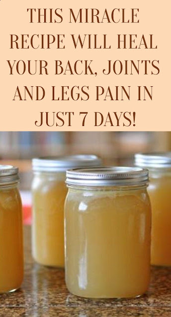 This Miracle Recipe Will Heal Your Back, Joints and Legs Pain in Just 7 Days!