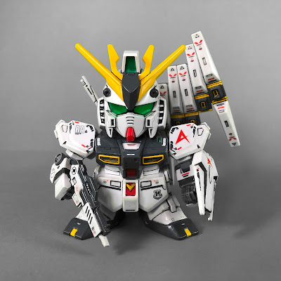 Painted G Generation-F SD BB Senshi RX-93 Nu Gundam Front View