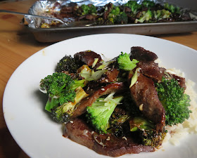 Sheet Pan Beef & Broccoli for Two