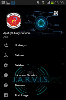 BBM Mod Tema Jarvis Ironman v2.13.1.14 Apk Terbaru