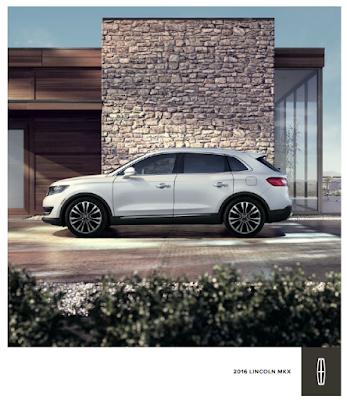 Downloadable 2016 Lincoln MKX Brochure