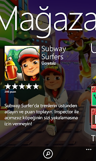 Subway Surfers Windows Phone'da