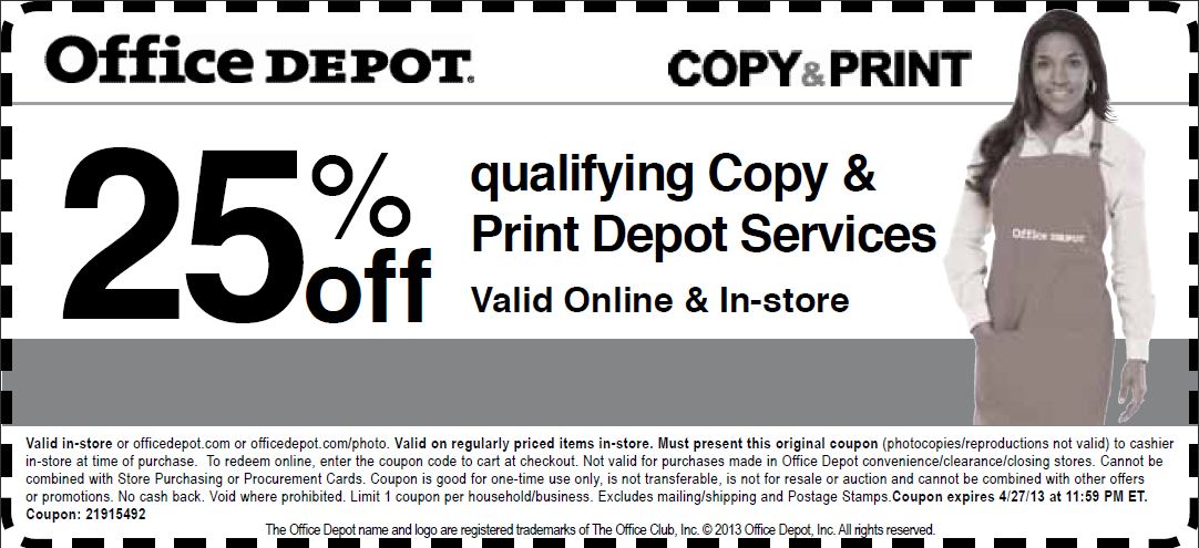 Office Depot Printable Coupon | Printable Coupons Download
