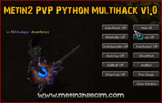 Metin2 PvP Python Multihack v1.0